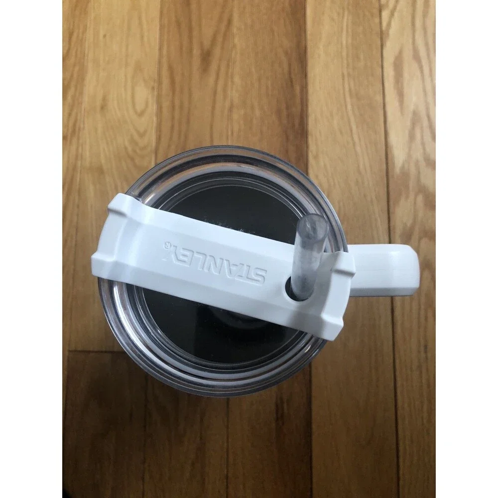 Stanley Stainless‎ Steel 40 oz. Water Bottler with straw White